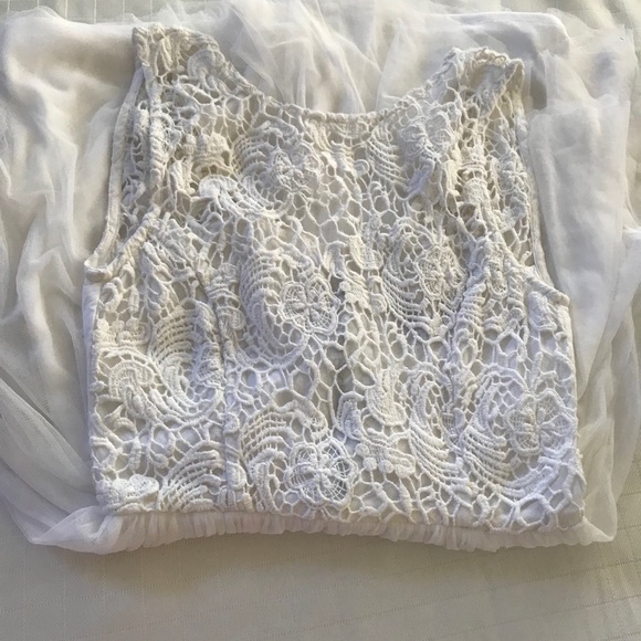 DELIA * S white mini dress in size 1/2 - Picture 5 of 11